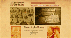 Desktop Screenshot of discoveringbuddha.org